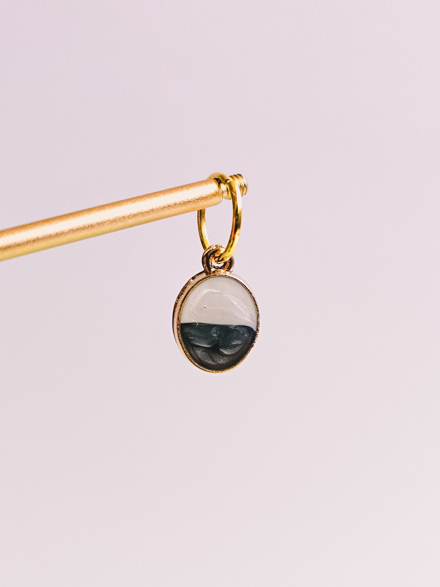 Black Sand Charm for Opaluxe Charm Hoops