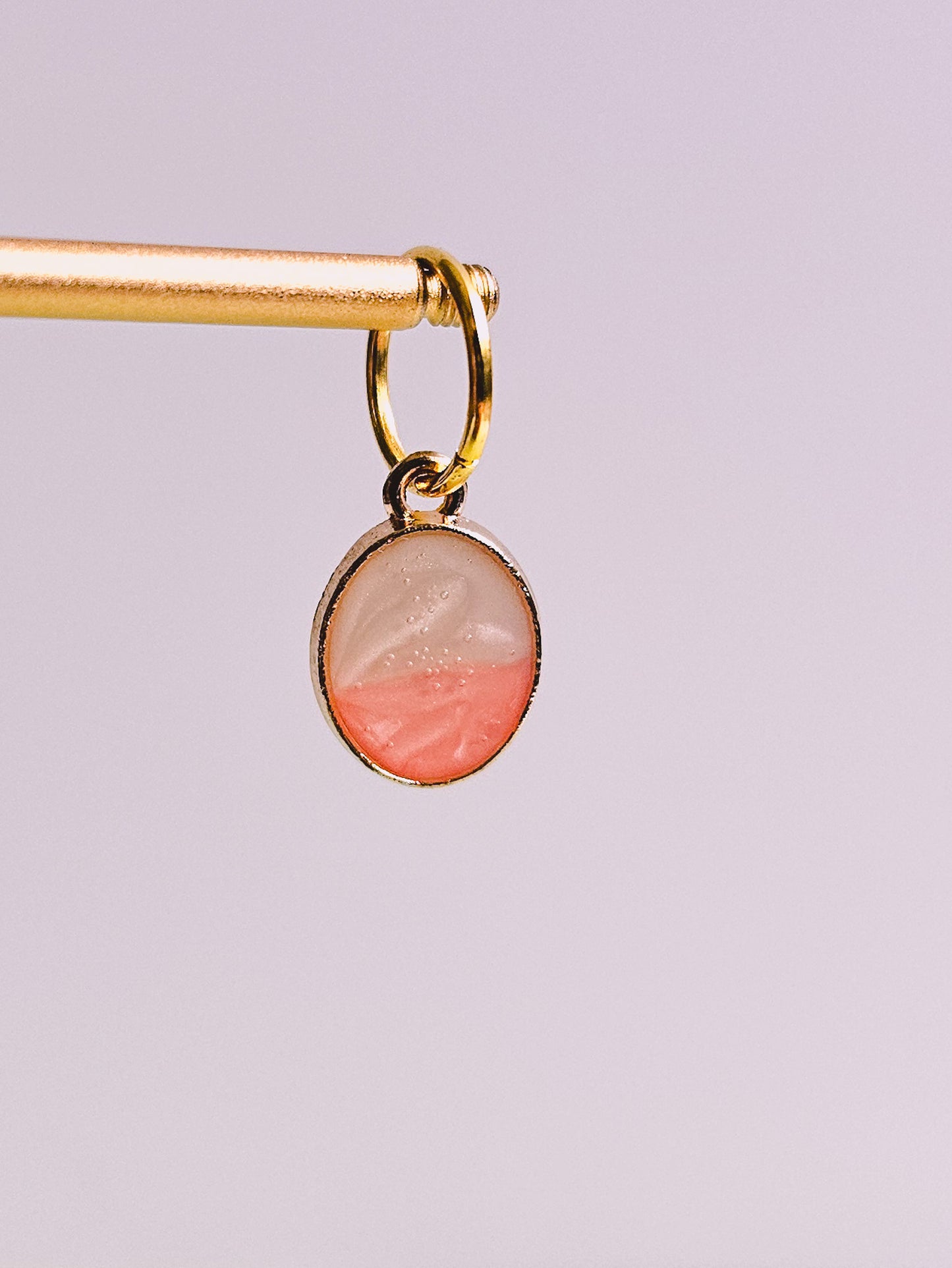 Pink Sand Charm for Opaluxe Charm Hoops