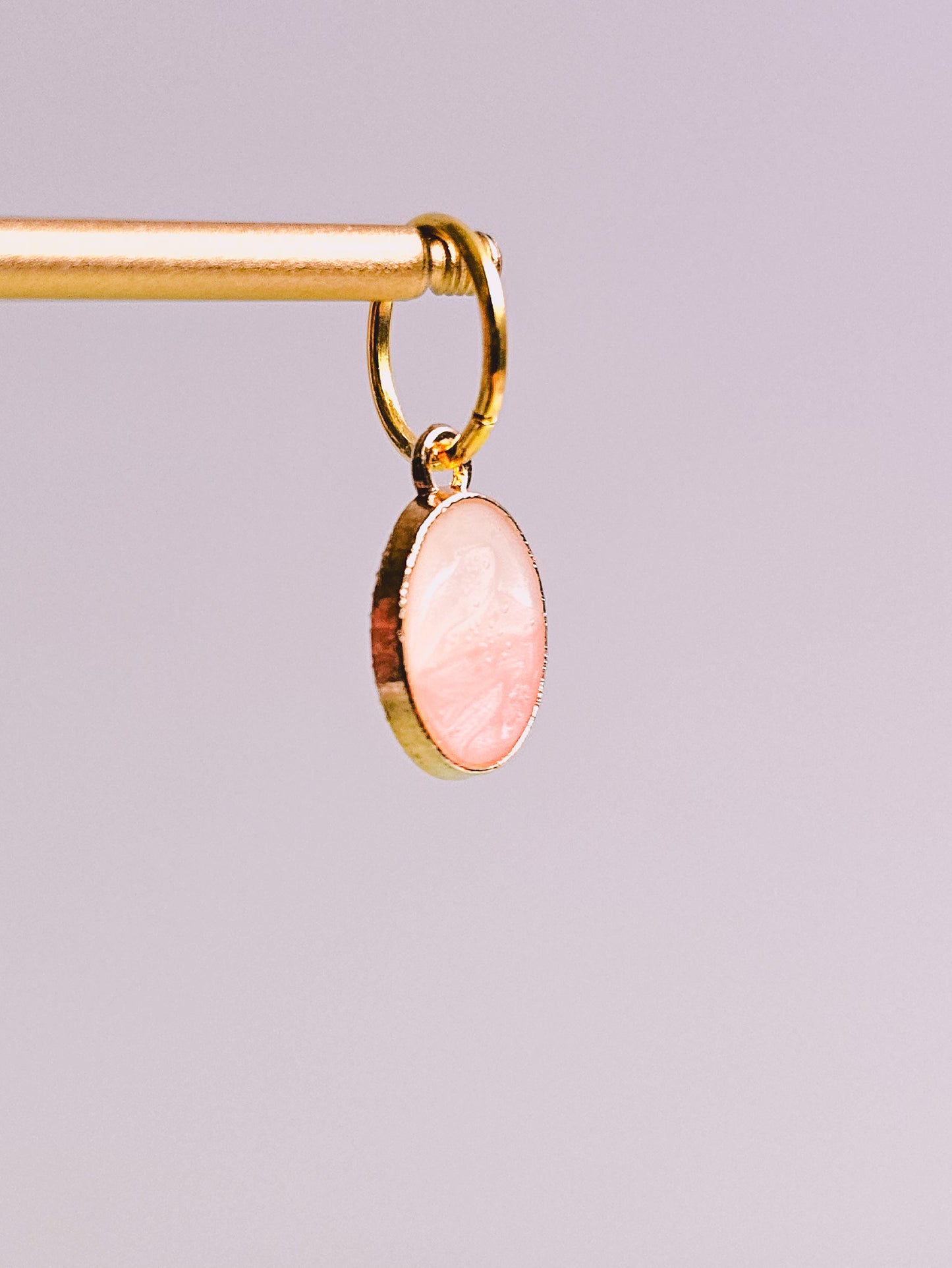 Pink Sand Charm for Opaluxe Charm Hoops