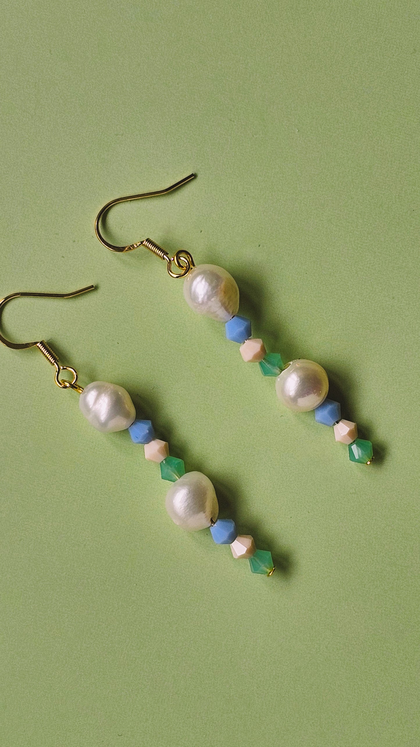 Pearly Shores Wire Wrapped Earrings, Bring Me to the Beach Collection, Jewellery for Her