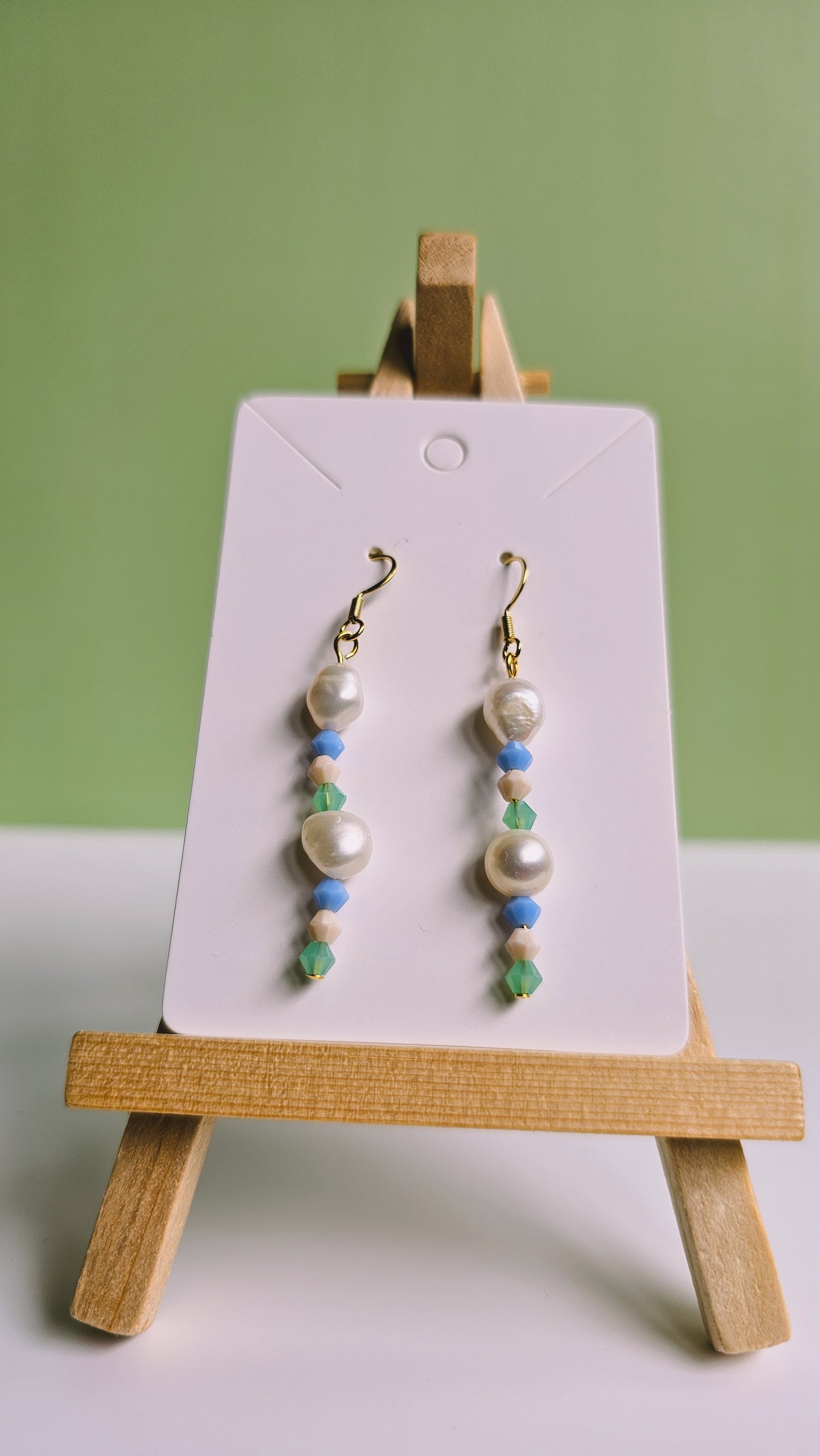 Pearly Shores Wire Wrapped Earrings, Bring Me to the Beach Collection, Jewellery for Her