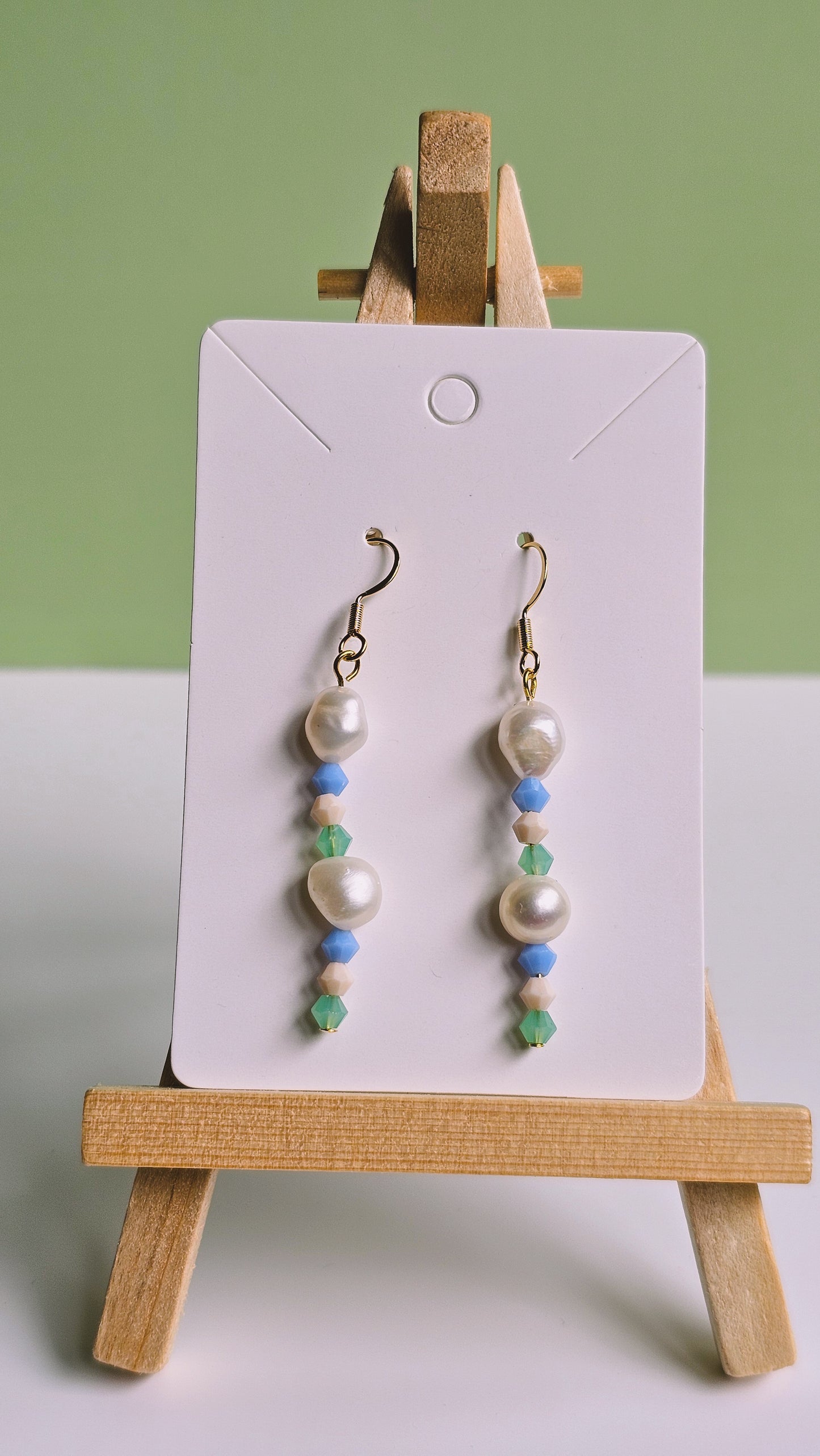 Pearly Shores Wire Wrapped Earrings, Bring Me to the Beach Collection, Jewellery for Her