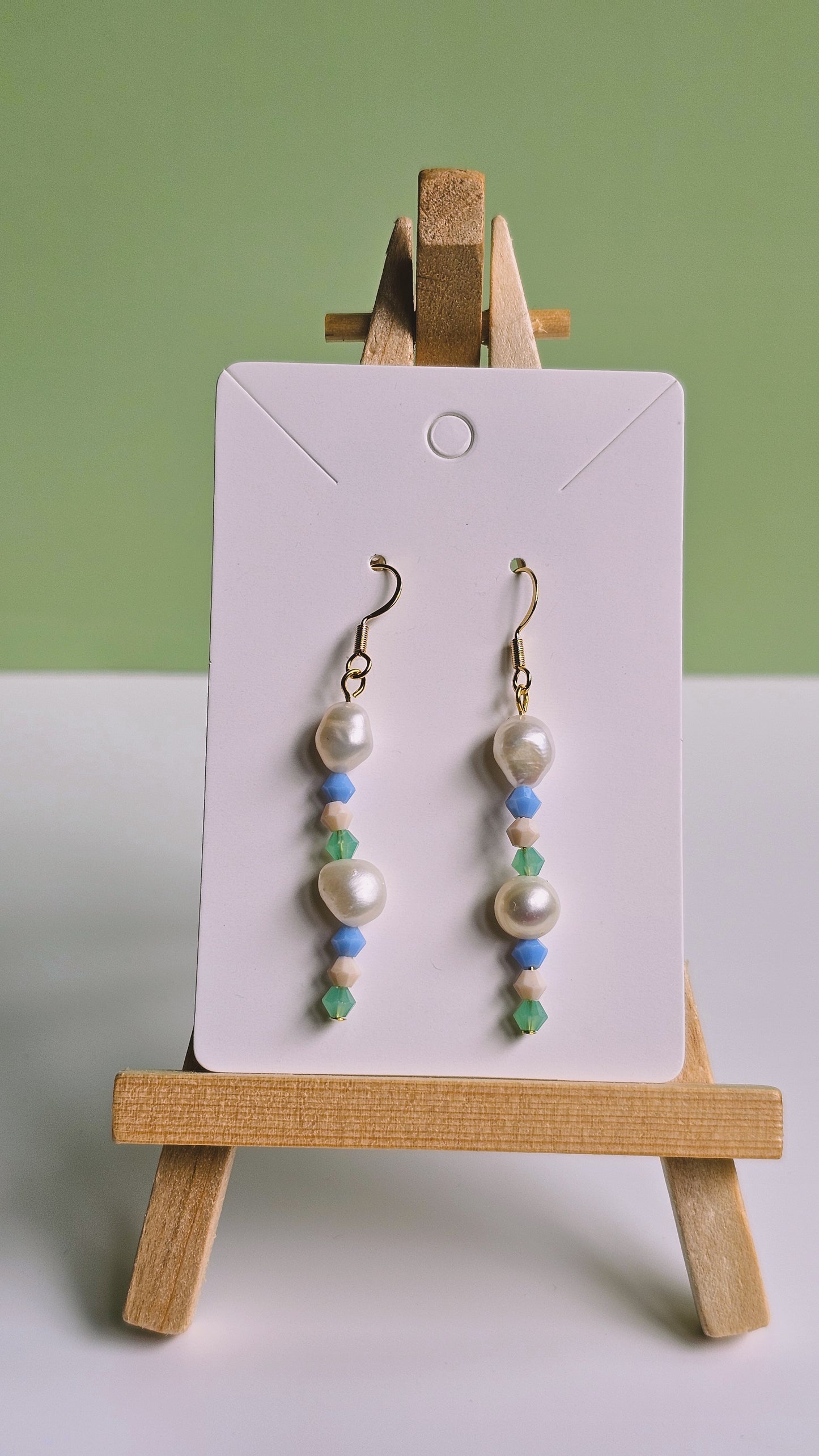 Pearly Shores Wire Wrapped Earrings, Bring Me to the Beach Collection, Jewellery for Her