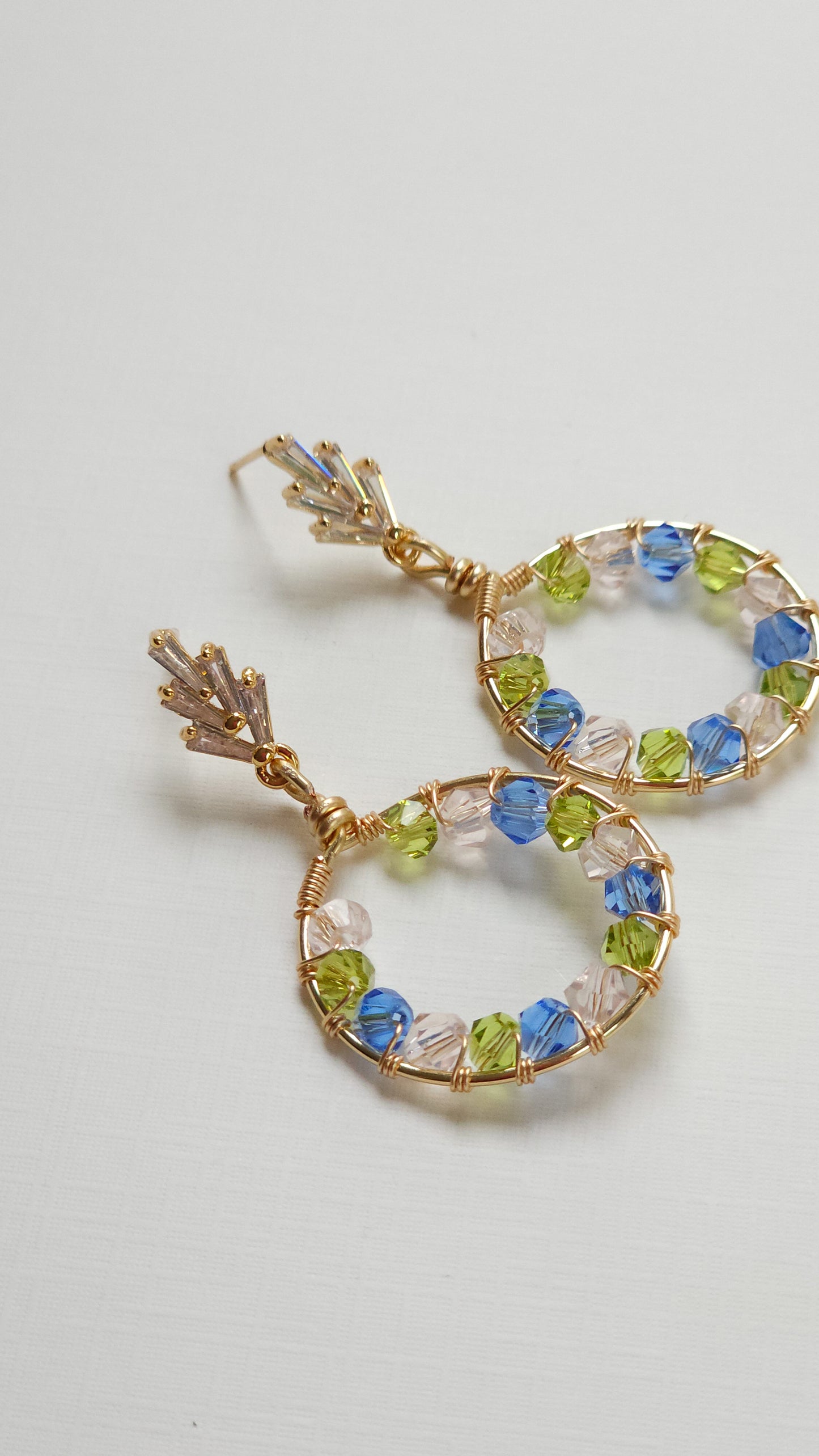 Royal Round: Lightweight, Colourful, Bold Earrings for Everyday Wear or Special Occasions
