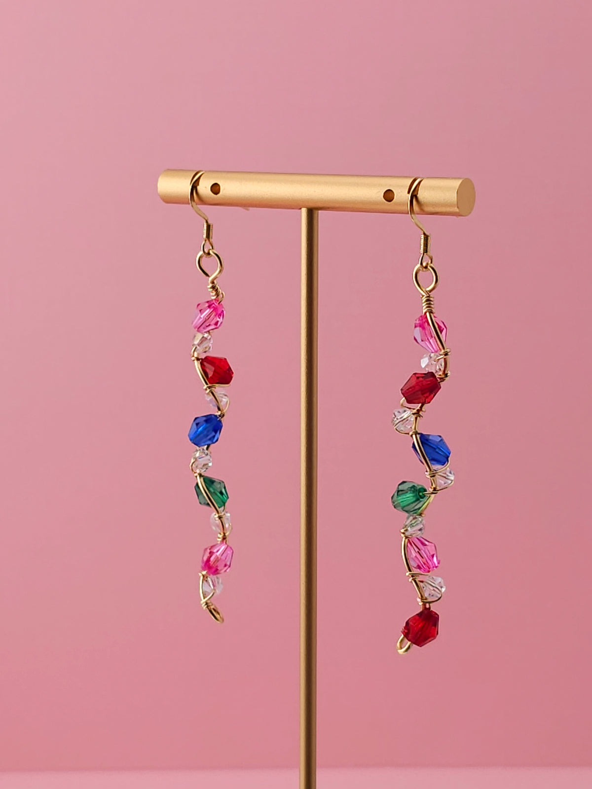 The Winding Vine Drops | Nature-Inspired 18k Gold Plated Jewellery