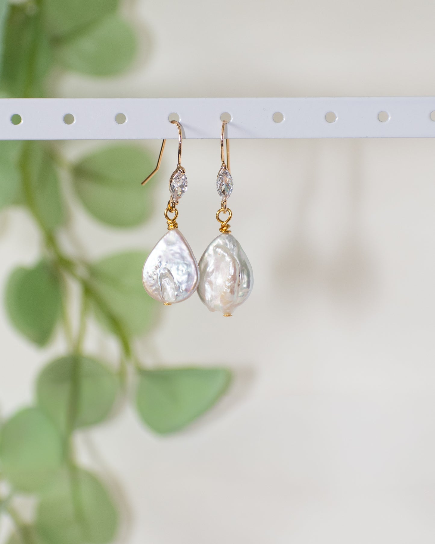 Bridal Tear Drops: Simple Bridal Earrings