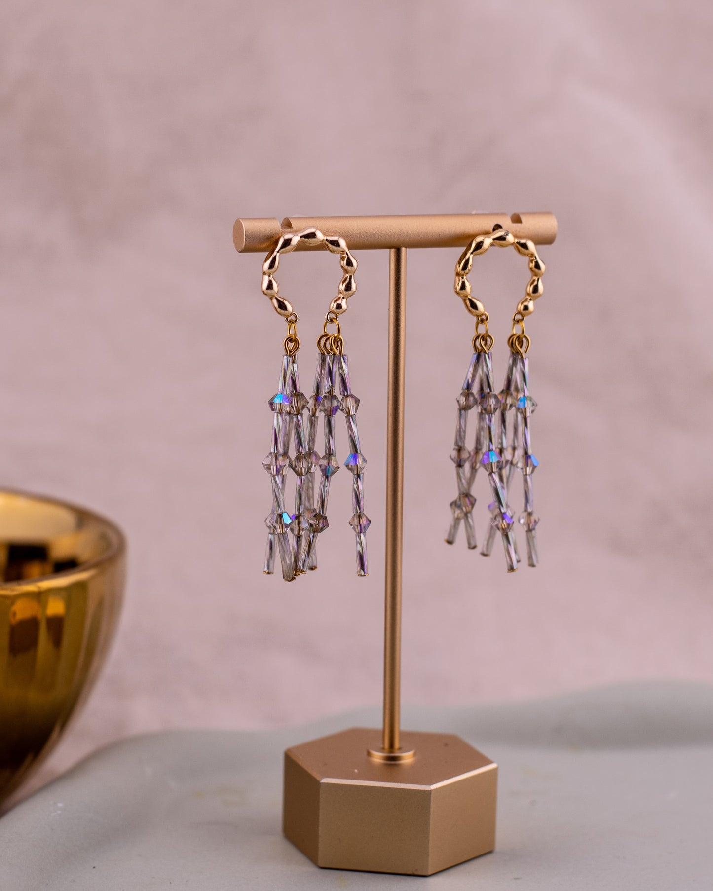 The Aurora Cascade Drop Earrings