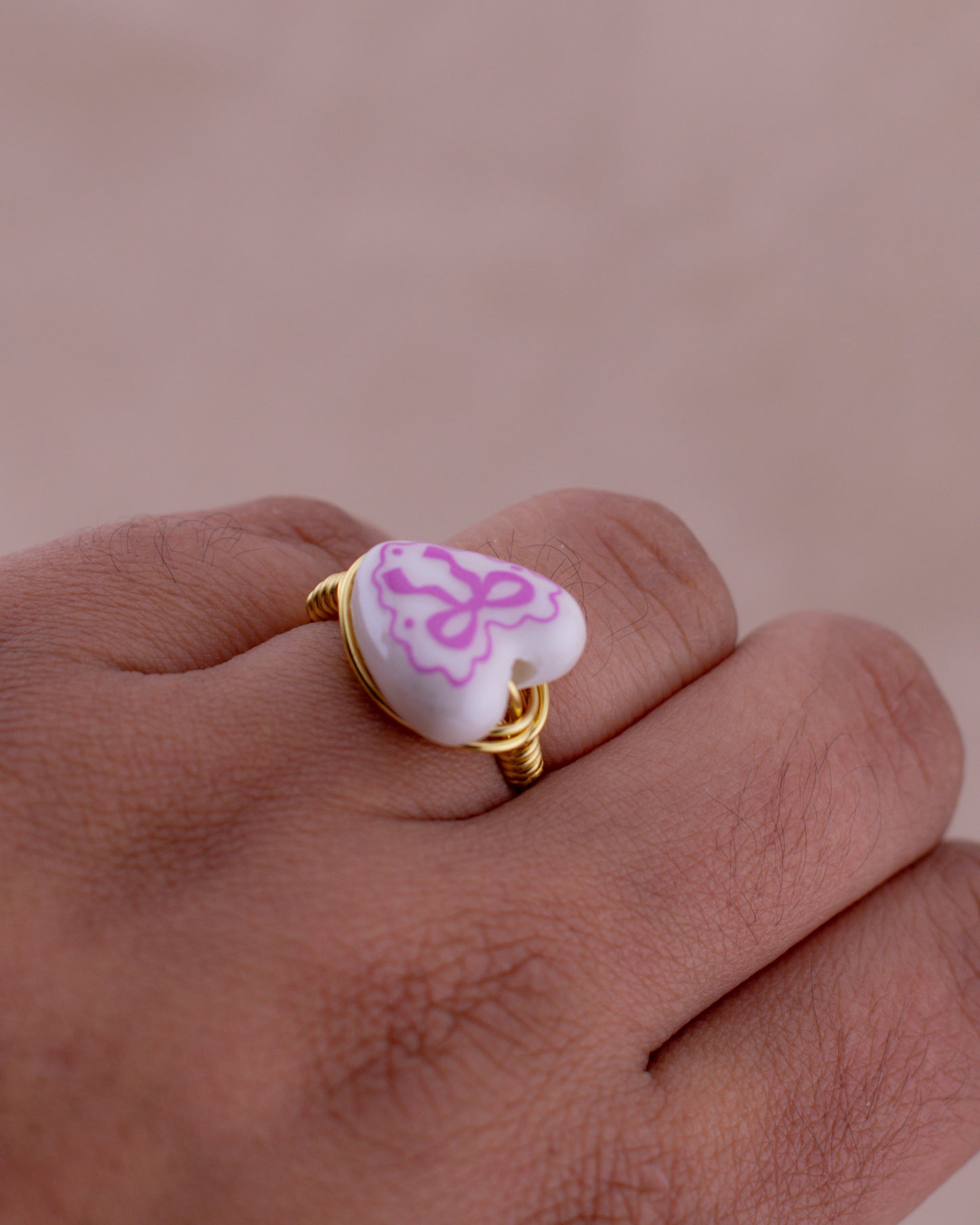 The Heirloom Heart Wire-Wrapped Ring