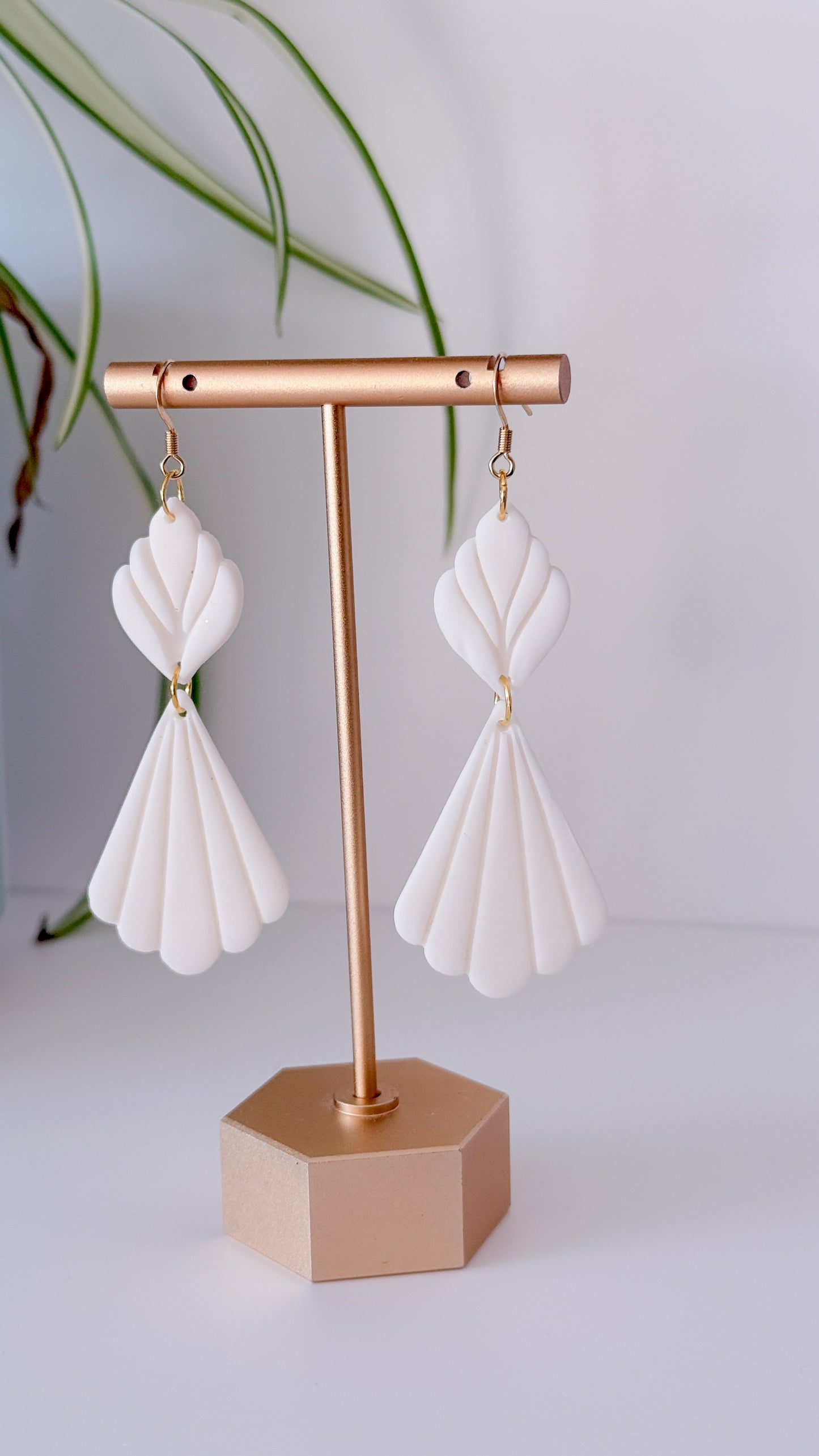 The Bridal Dress Clay Earring