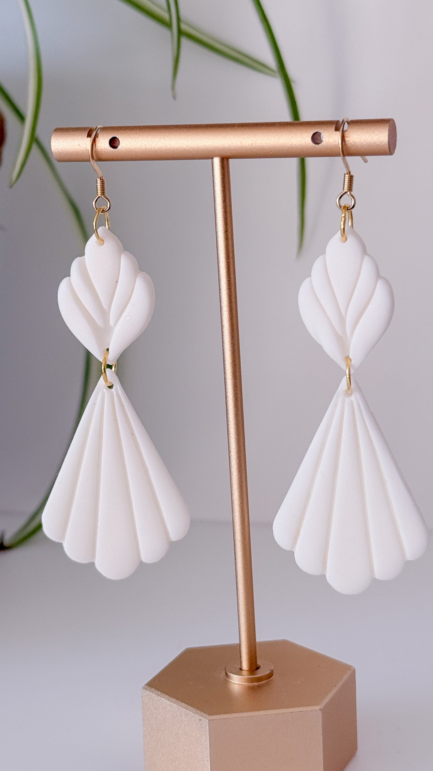 The Bridal Dress Clay Earring