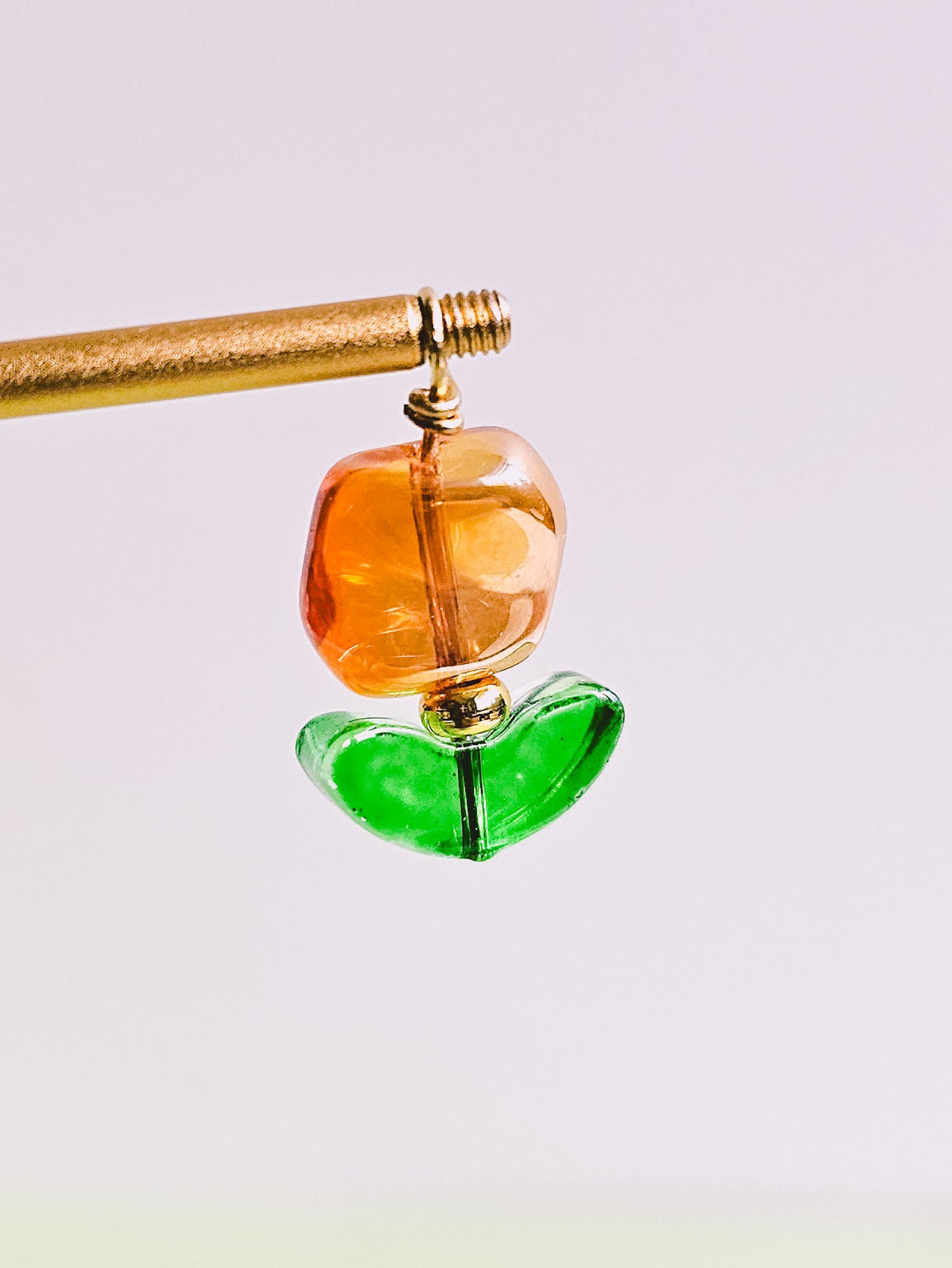 Glass Floral Charm for Opaluxe Charm Hoops