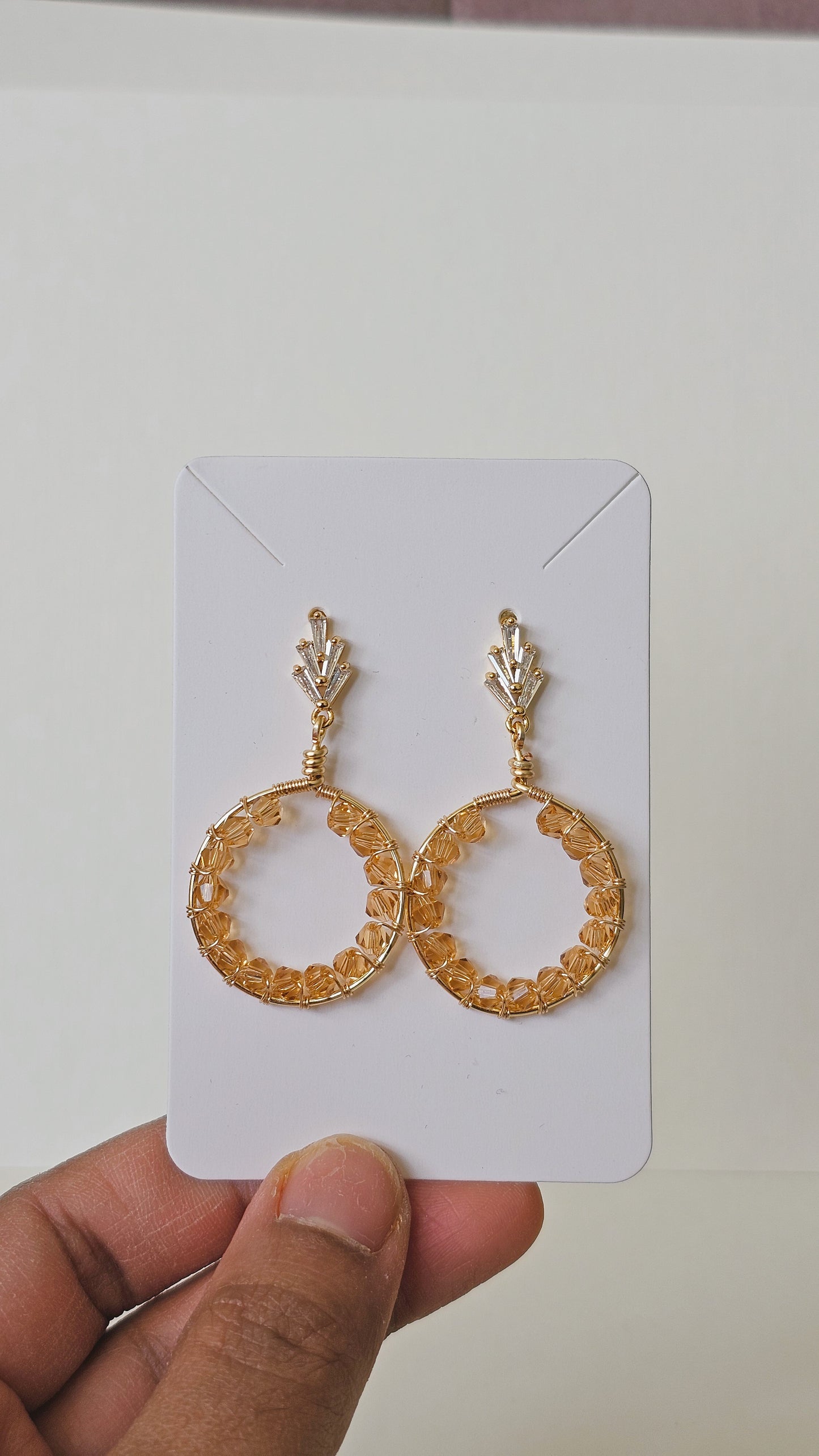 Royal Round: Lightweight, Colourful, Bold Earrings for Everyday Wear or Special Occasions
