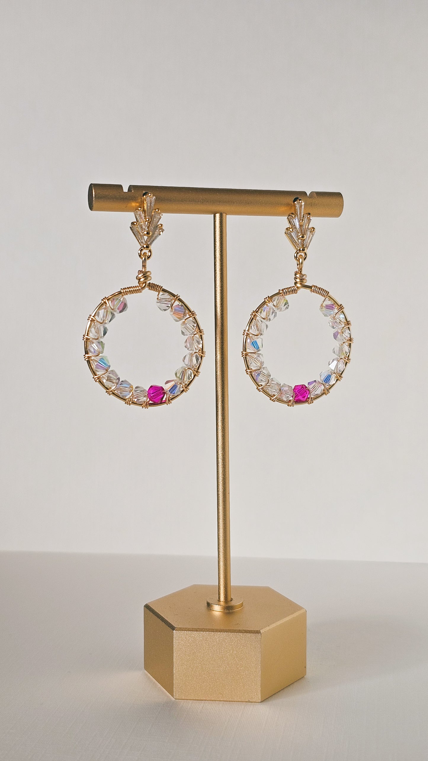 Royal Round: Lightweight, Colourful, Bold Earrings for Everyday Wear or Special Occasions