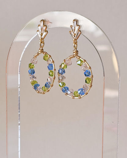Royal Round: Lightweight, Colourful, Bold Earrings for Everyday Wear or Special Occasions