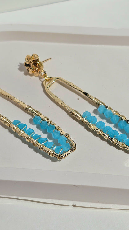 Beach Day ✦ Blue Jewellery, Earrings, Beach Inspired, Unique Earrings