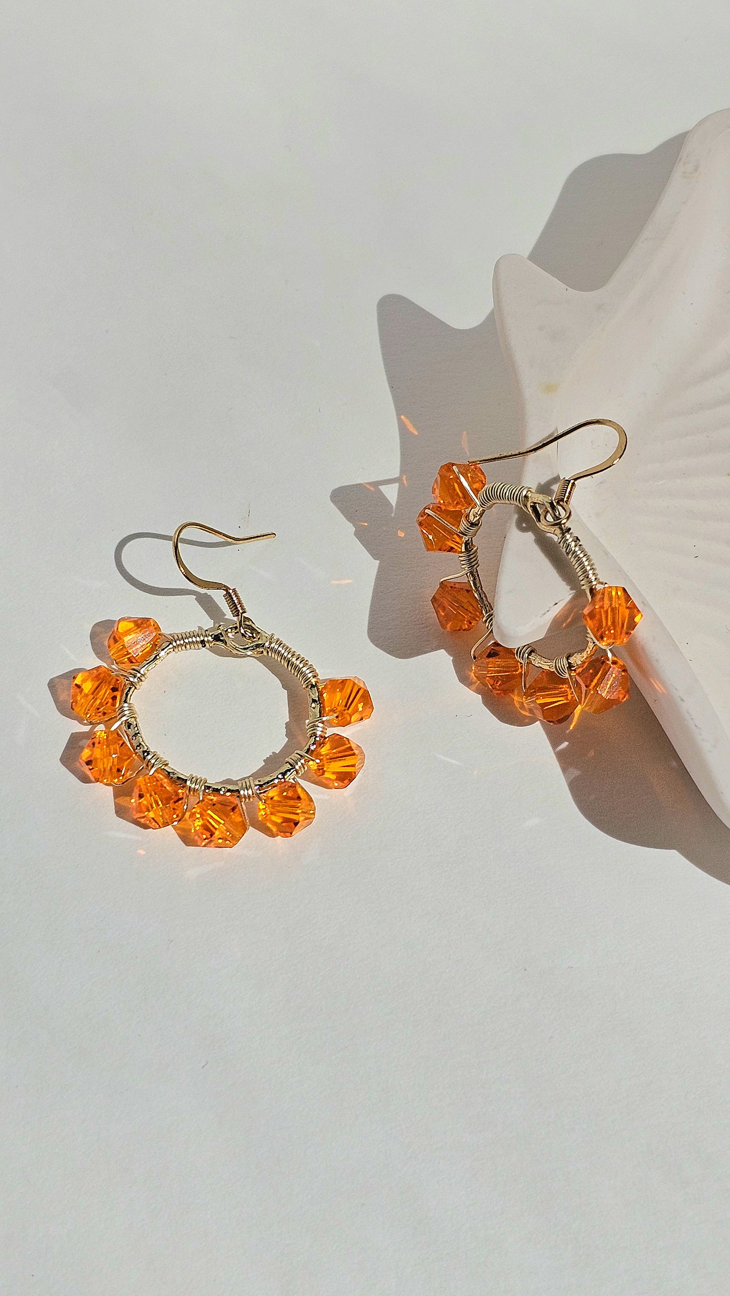 Citrus Gold ✦ Bold Jewellery, Glass Accessories, Whimsical Jewellery