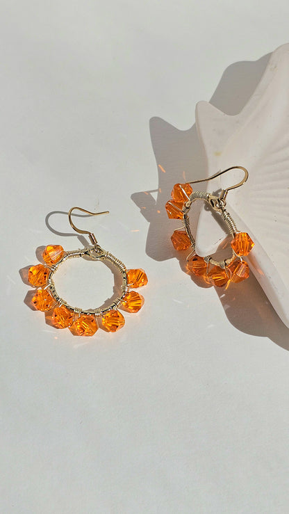 Citrus Gold ✦ Bold Jewellery, Glass Accessories, Whimsical Jewellery