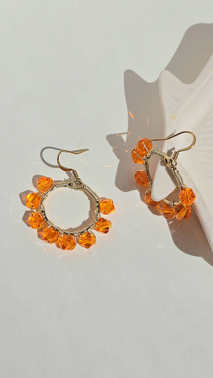 Citrus Gold ✦ Bold Jewellery, Glass Accessories, Whimsical Jewellery
