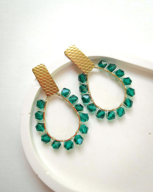 Enchanted ✦ Bold Whimsical Artisanal Jewellery, Vintage Inspired Earrings, Glass