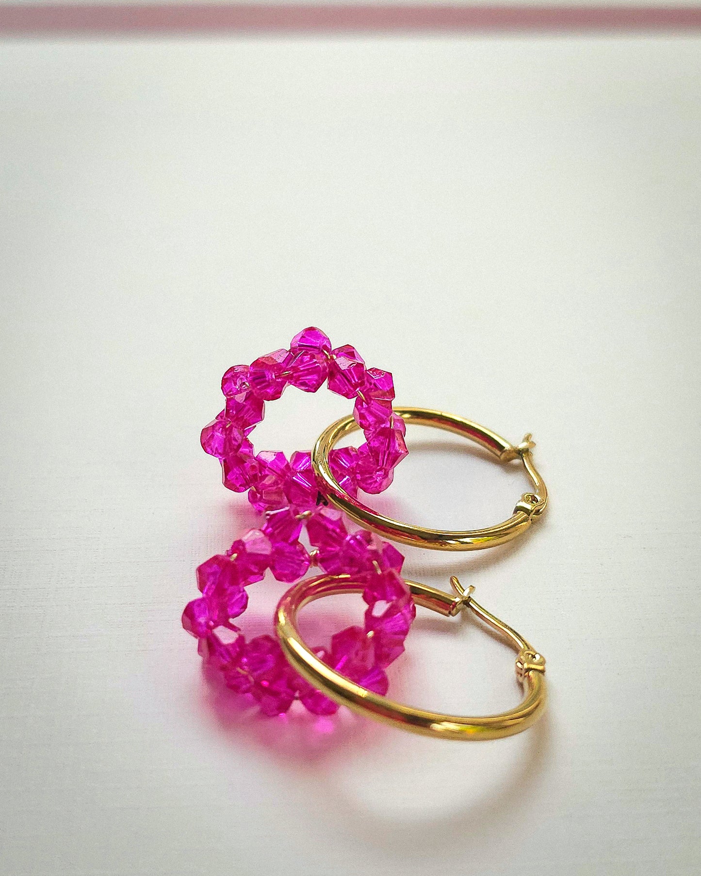 Pink Sorbet ✦ Bold Jewellery, Hot Pink, Hoops, Whimsical Accessories