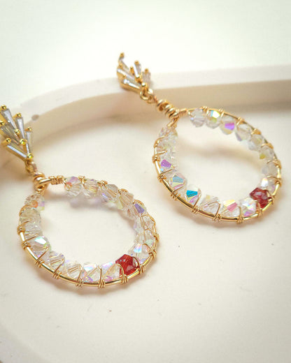 Dotty ✦ Nostalgic Bold Jewellery, Vintage Inspired, Earrings for Whimsical Humans