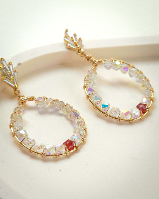 Dotty ✦ Nostalgic Bold Jewellery, Vintage Inspired, Earrings for Whimsical Humans
