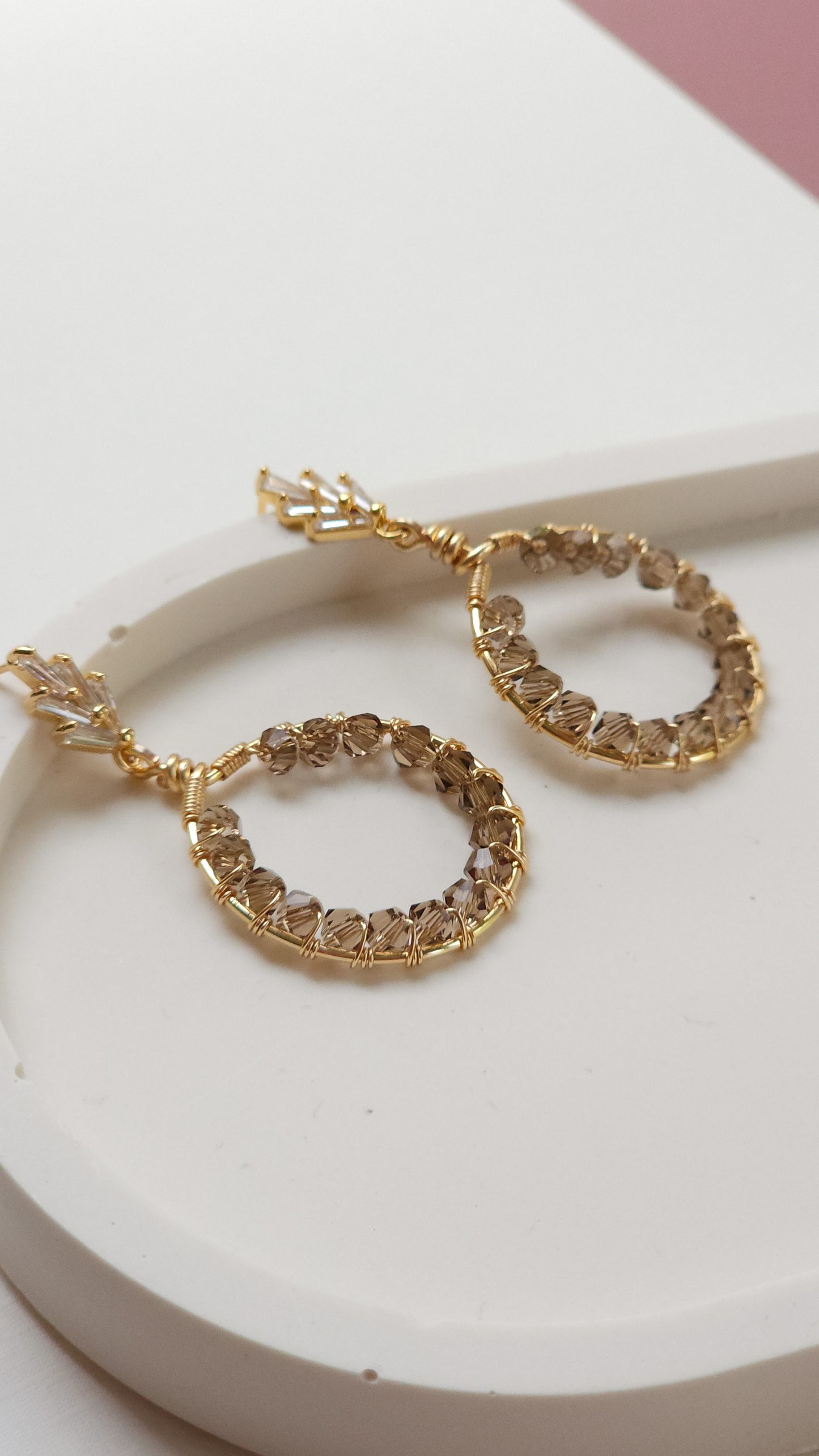 Royal Round: Lightweight, Colourful, Bold Earrings for Everyday Wear or Special Occasions