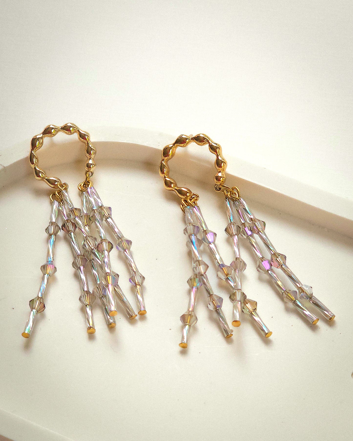 Starlight ✦ Feminine, Lightweight, Luxurious Glass Unique Jewellery, Earrings