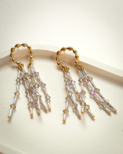 Starlight ✦ Feminine, Lightweight, Luxurious Glass Unique Jewellery, Earrings