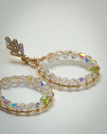 Rooted ✦ Bold Jewellery, Bridal, Everyday Earrings, Glass Unique One of a Kind
