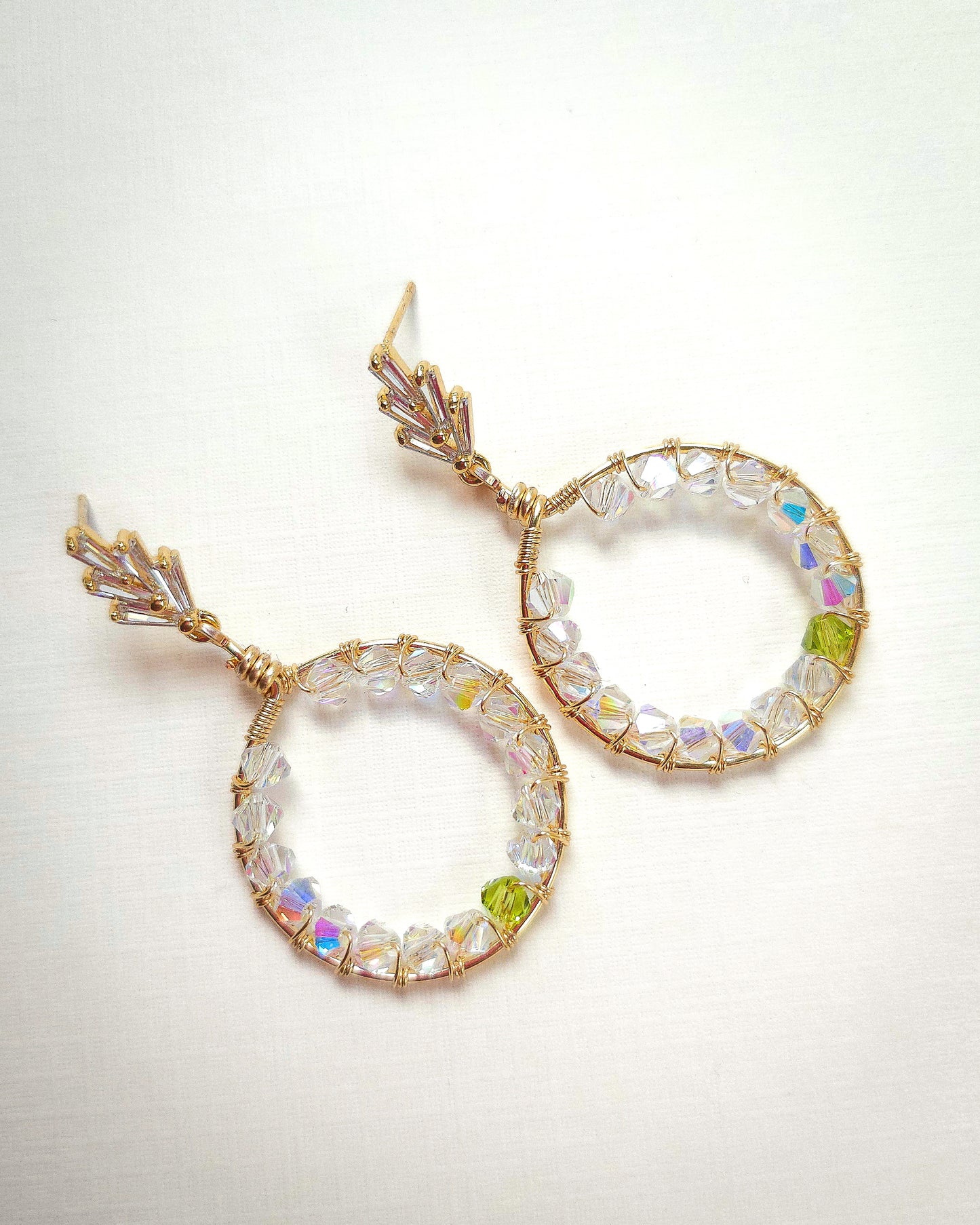 Rooted ✦ Bold Jewellery, Bridal, Everyday Earrings, Glass Unique One of a Kind