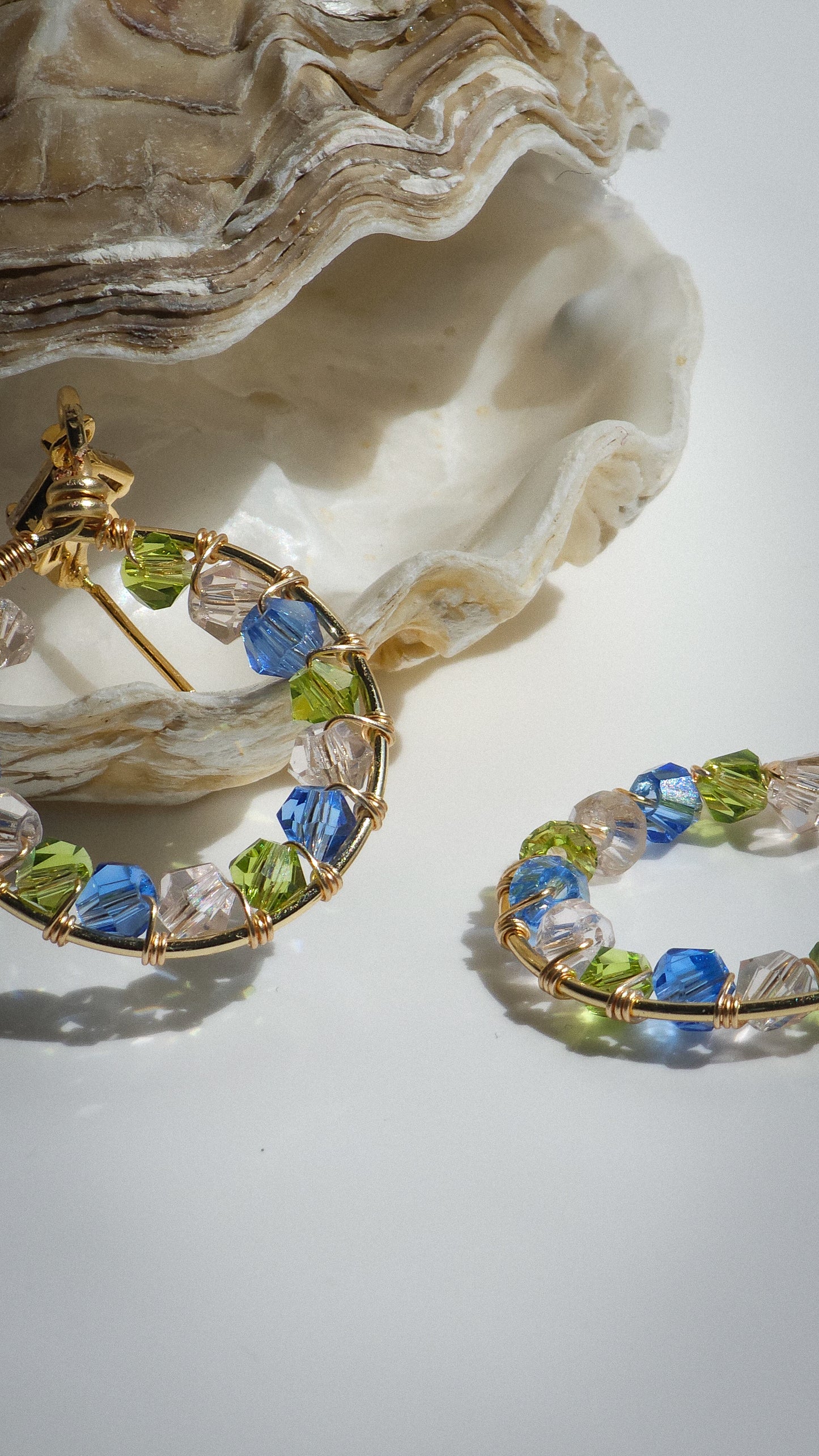 Royal Round: Lightweight, Colourful, Bold Earrings for Everyday Wear or Special Occasions