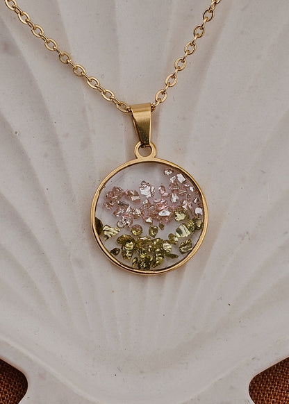 Garden Lily 18K Gold Plated Stainless Steel Necklace