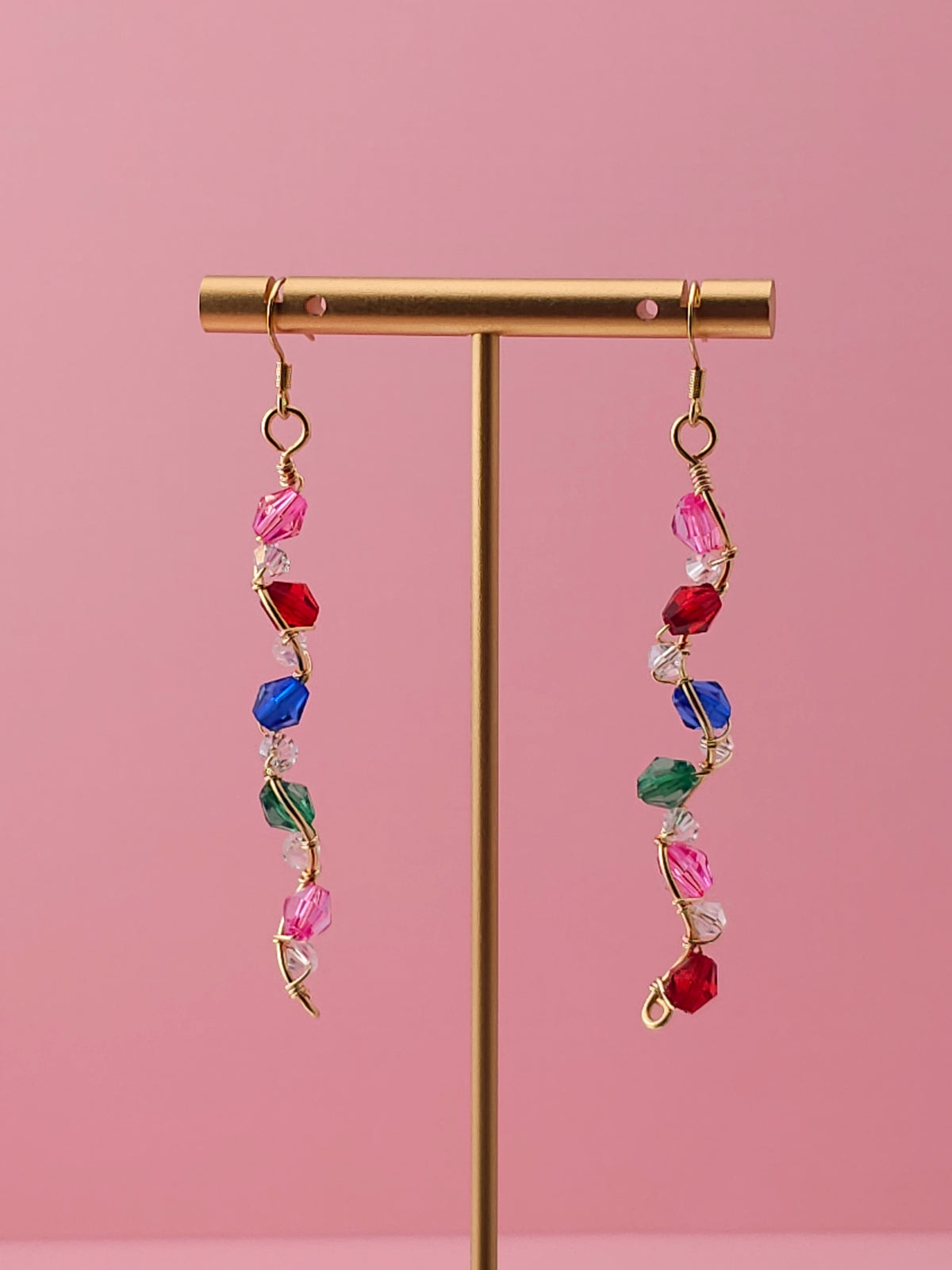 The Winding Vine Drops | Nature-Inspired 18k Gold Plated Jewellery