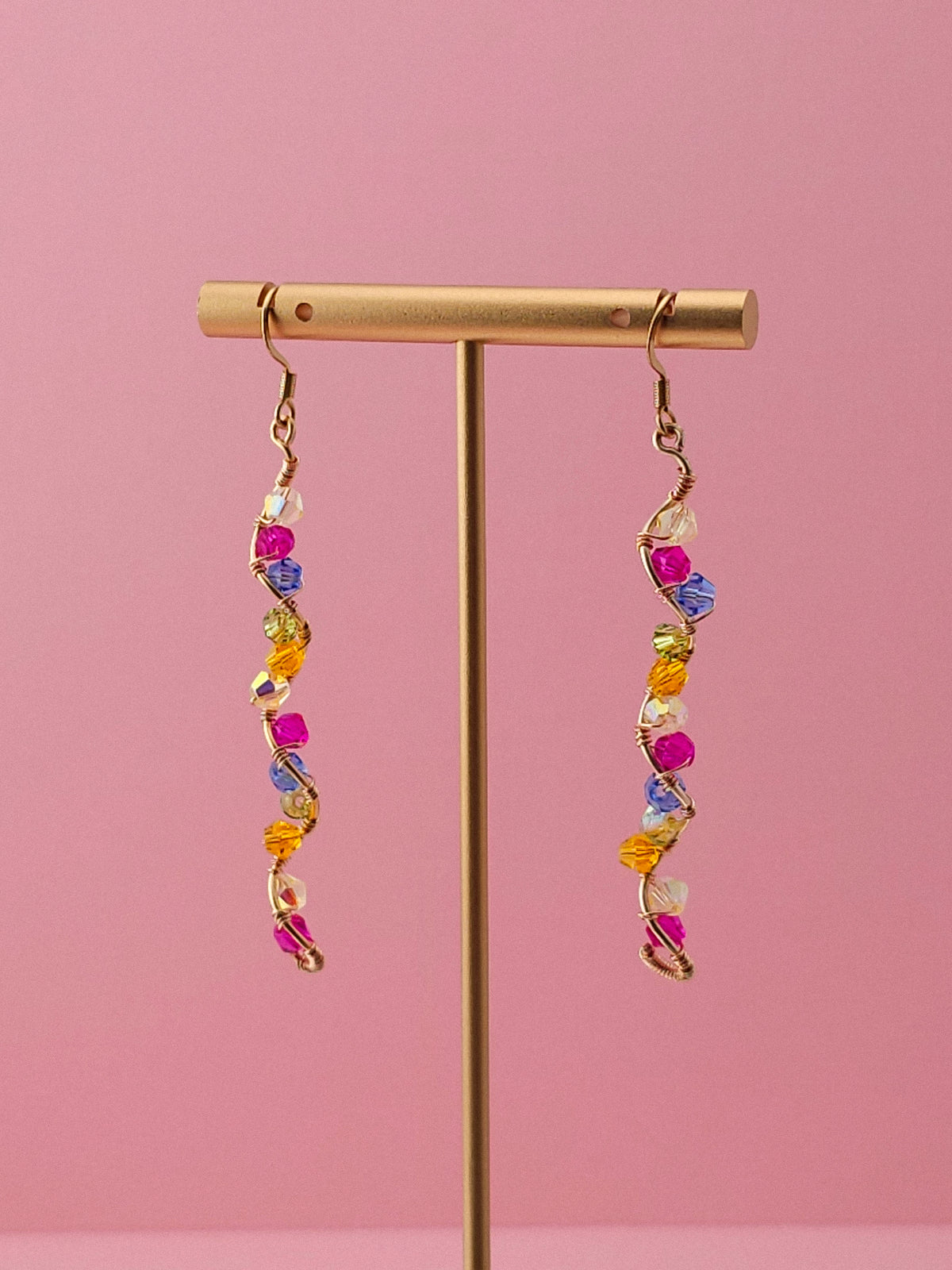 The Ascending Flora Drops | Nature-Inspired 18k Gold Plated Jewellery