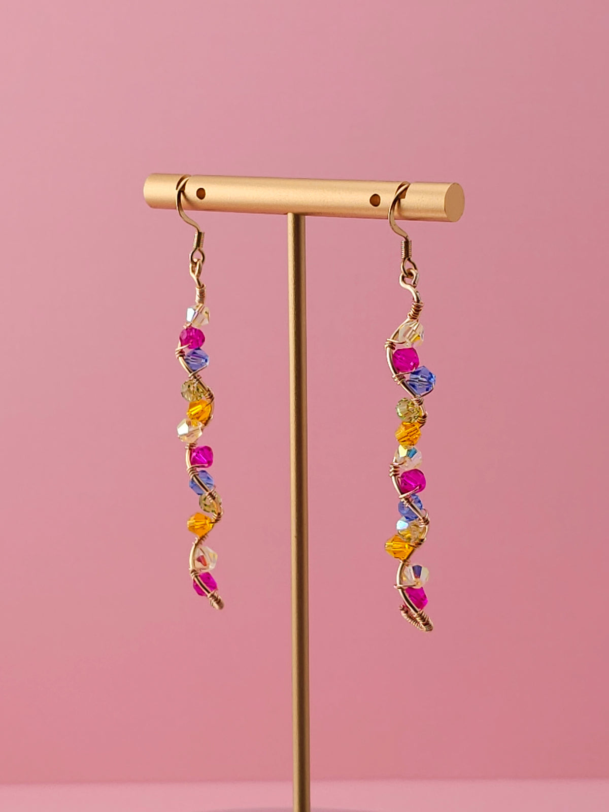 The Ascending Flora Drops | Nature-Inspired 18k Gold Plated Jewellery