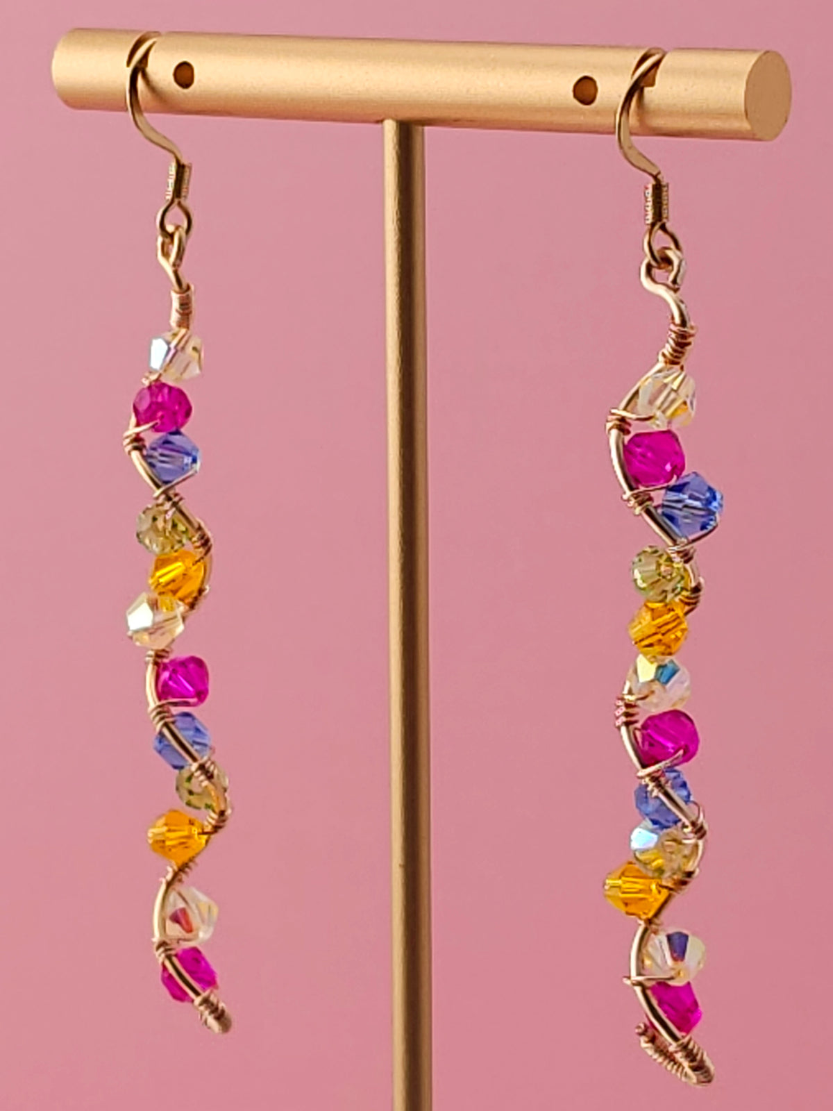 The Ascending Flora Drops | Nature-Inspired 18k Gold Plated Jewellery