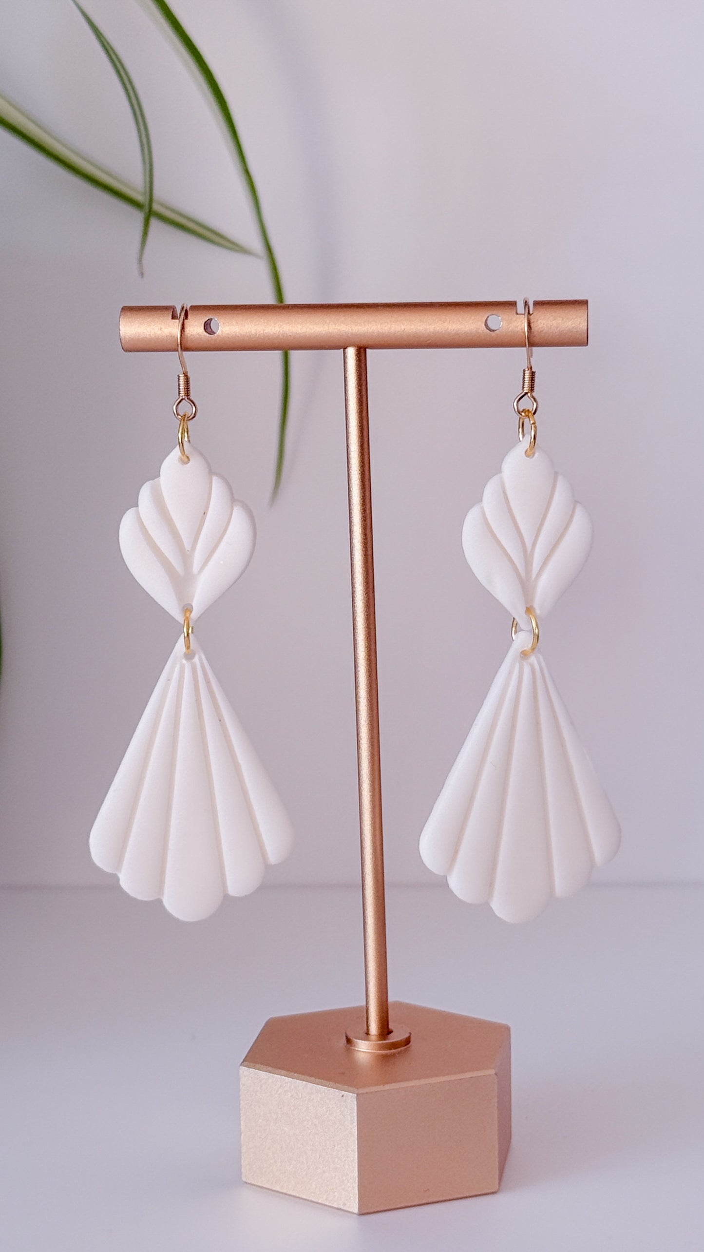 The Bridal Dress Clay Earring