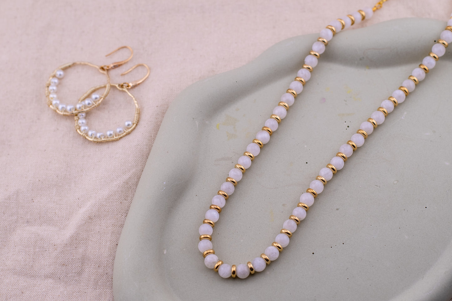 Moonstone Romance Necklace