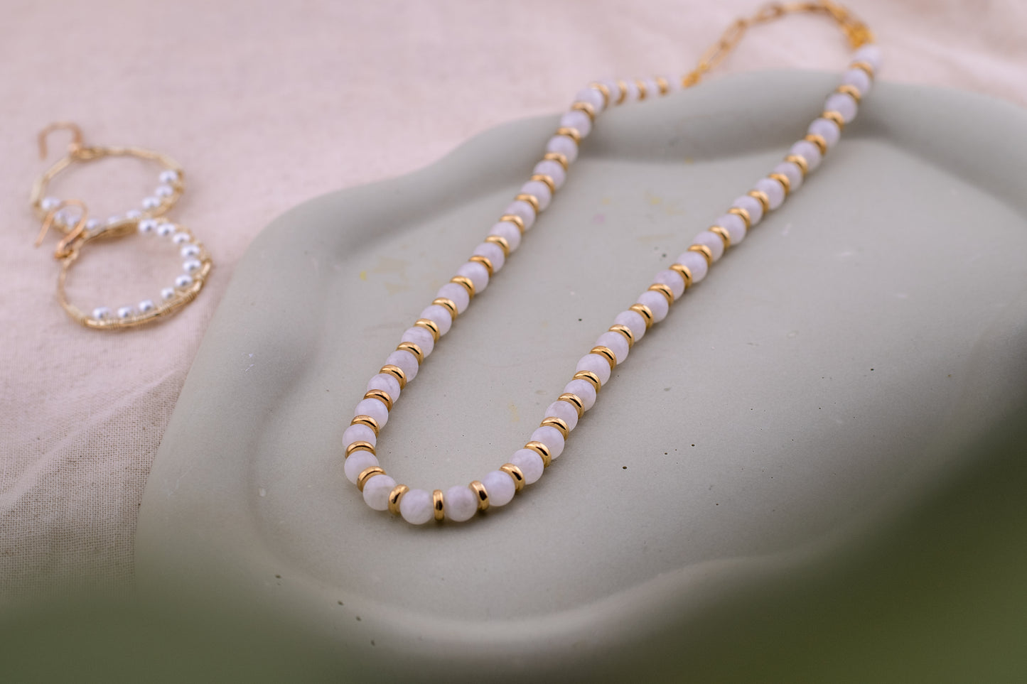 Moonstone Romance Necklace
