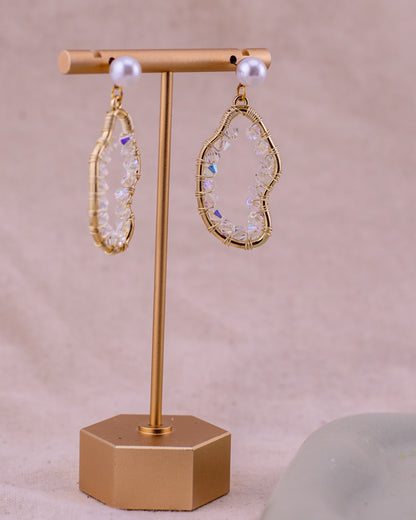 The Prism Heart Aura Studs