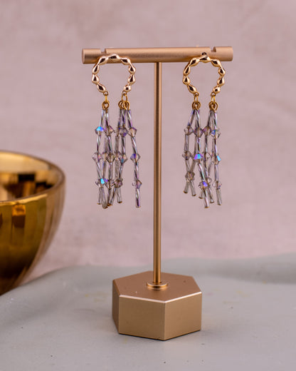 The Aurora Cascade Drop Earrings