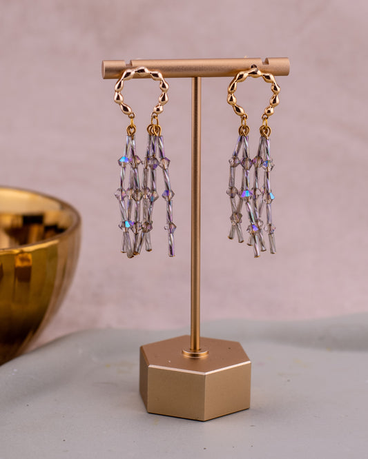 The Aurora Cascade Drop Earrings