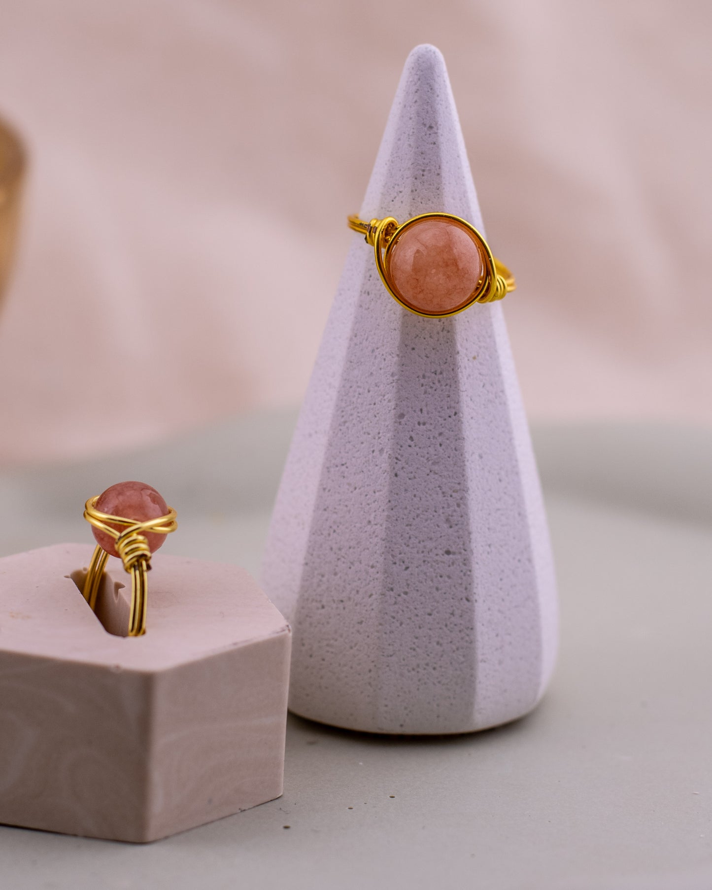 The Solstice Sunstone Ring