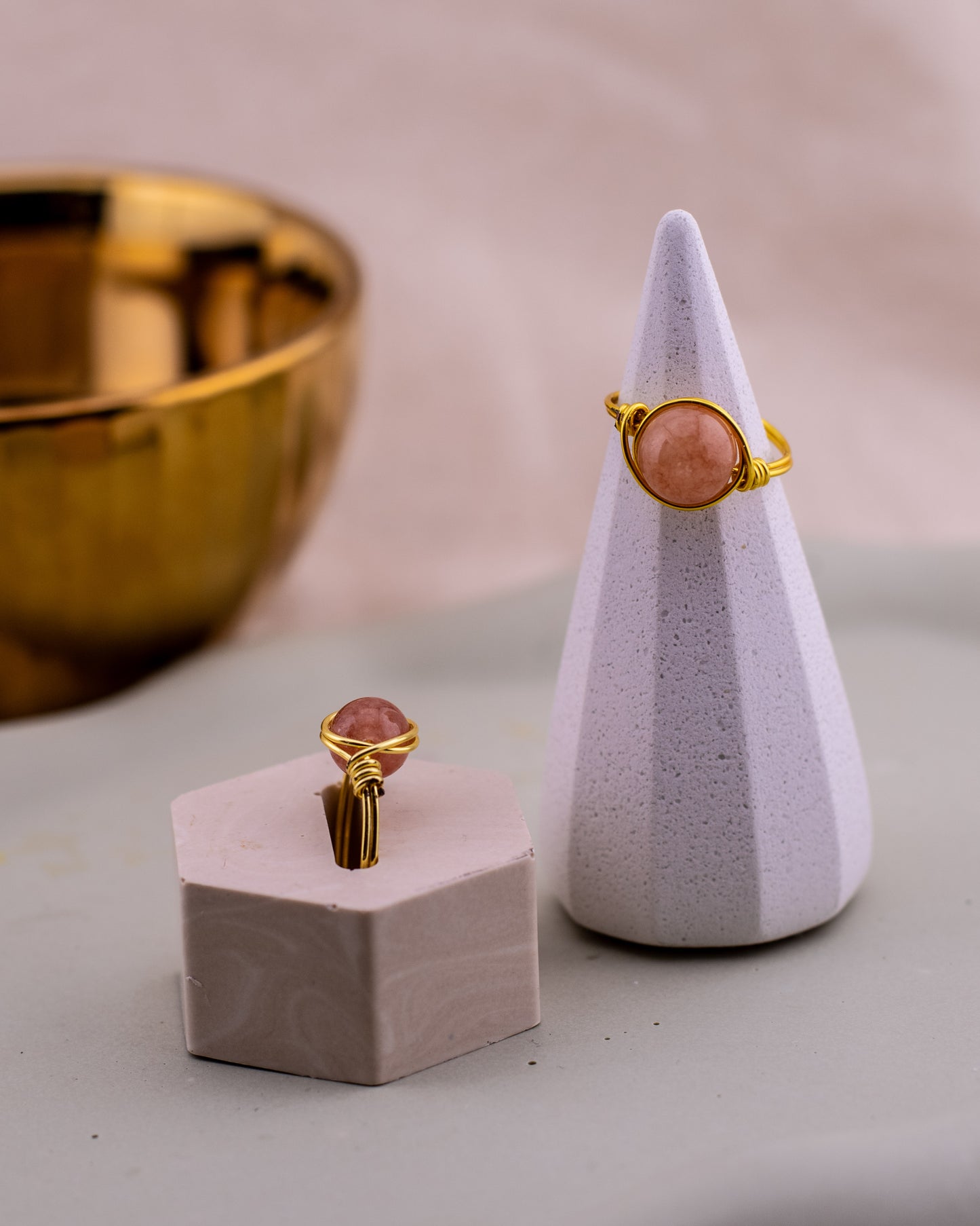 The Solstice Sunstone Ring