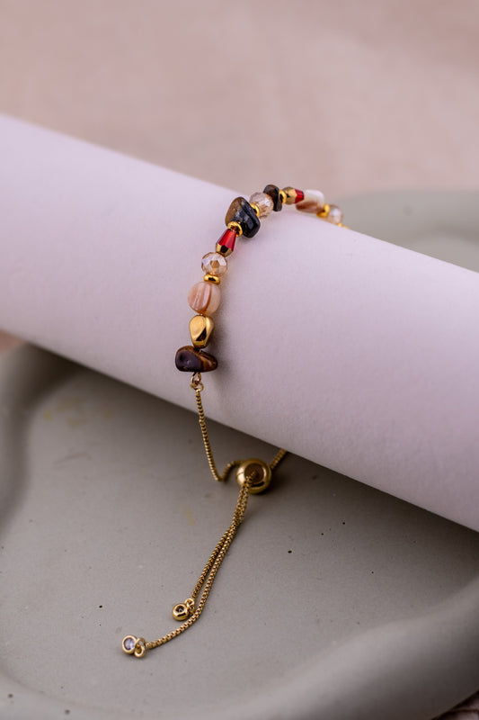 The Amber Aura Slider Bracelet