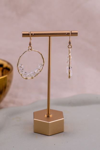 The Crystal Solstice Hoop Drops
