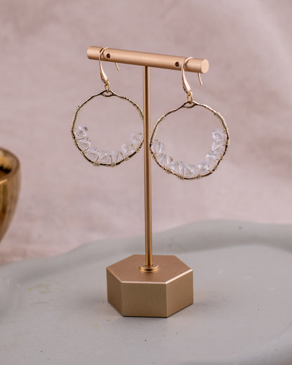 The Crystal Solstice Hoop Drops