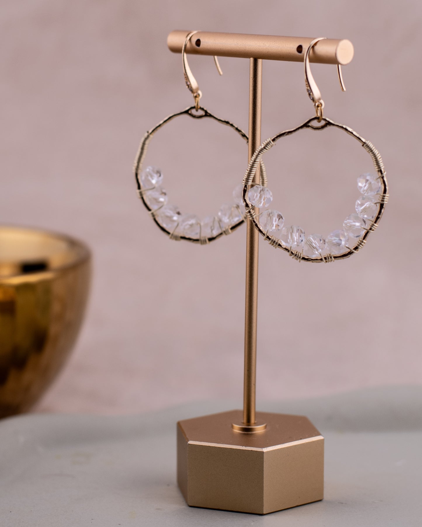 The Crystal Solstice Hoop Drops