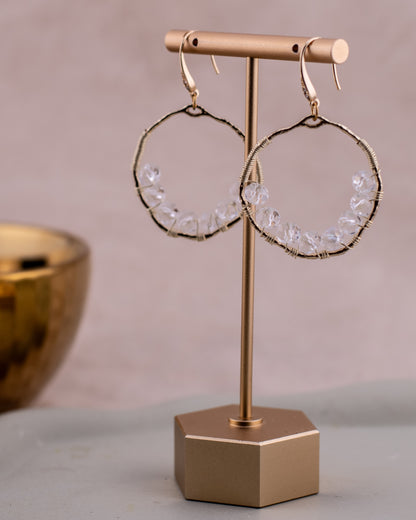 The Crystal Solstice Hoop Drops